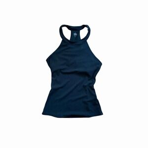 ALO Yoga Ribbed Insight Tank Top Black Size XS Built In Bra Sculpt